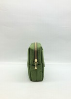 ポケットティッシュケース付き　スクエアポーチ  海の中　海藻｜とりさん工房ーかわいいハンドメイドポーチ