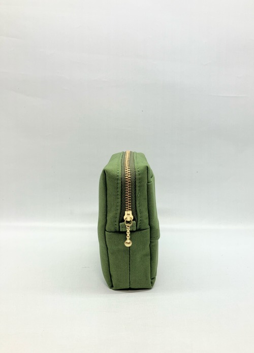 ポケットティッシュケース付き　スクエアポーチ  海の中　海藻｜とりさん工房ーかわいいハンドメイドポーチ