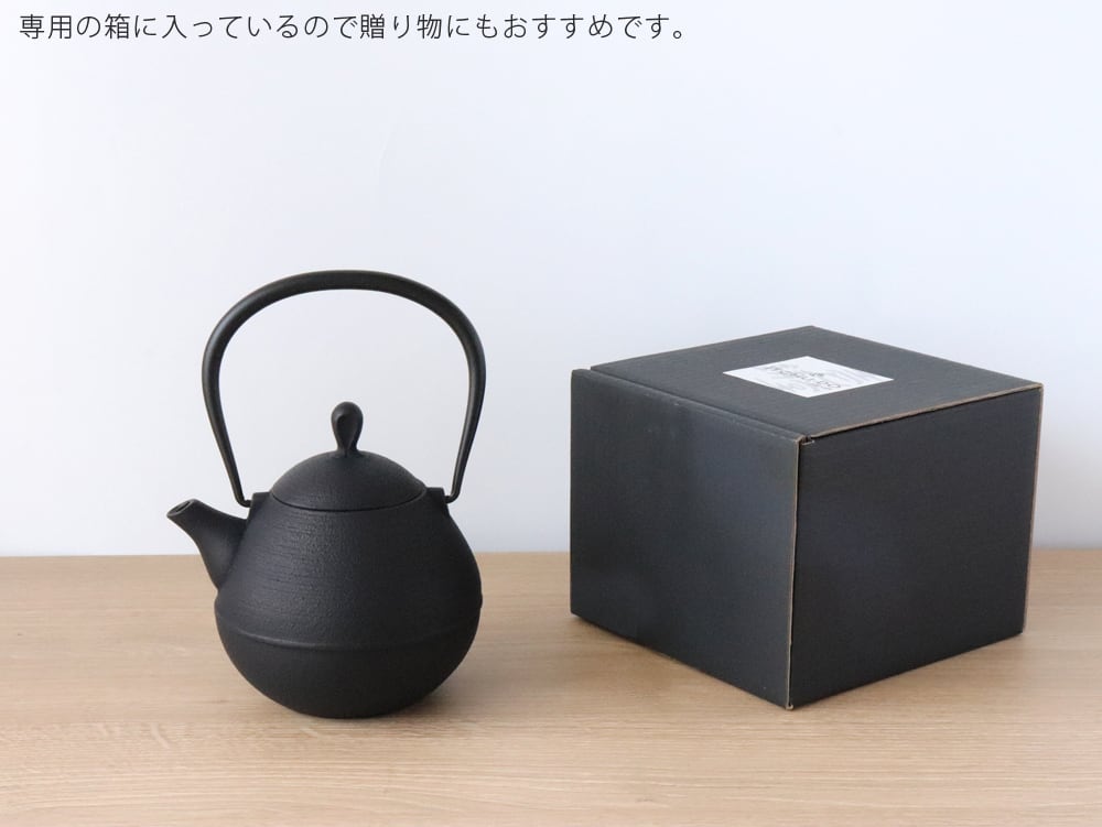 南部鉄器 壱鋳堂（ ITCHU-DO ）鉄瓶 丸雫 0.65L | セレクトペンギン