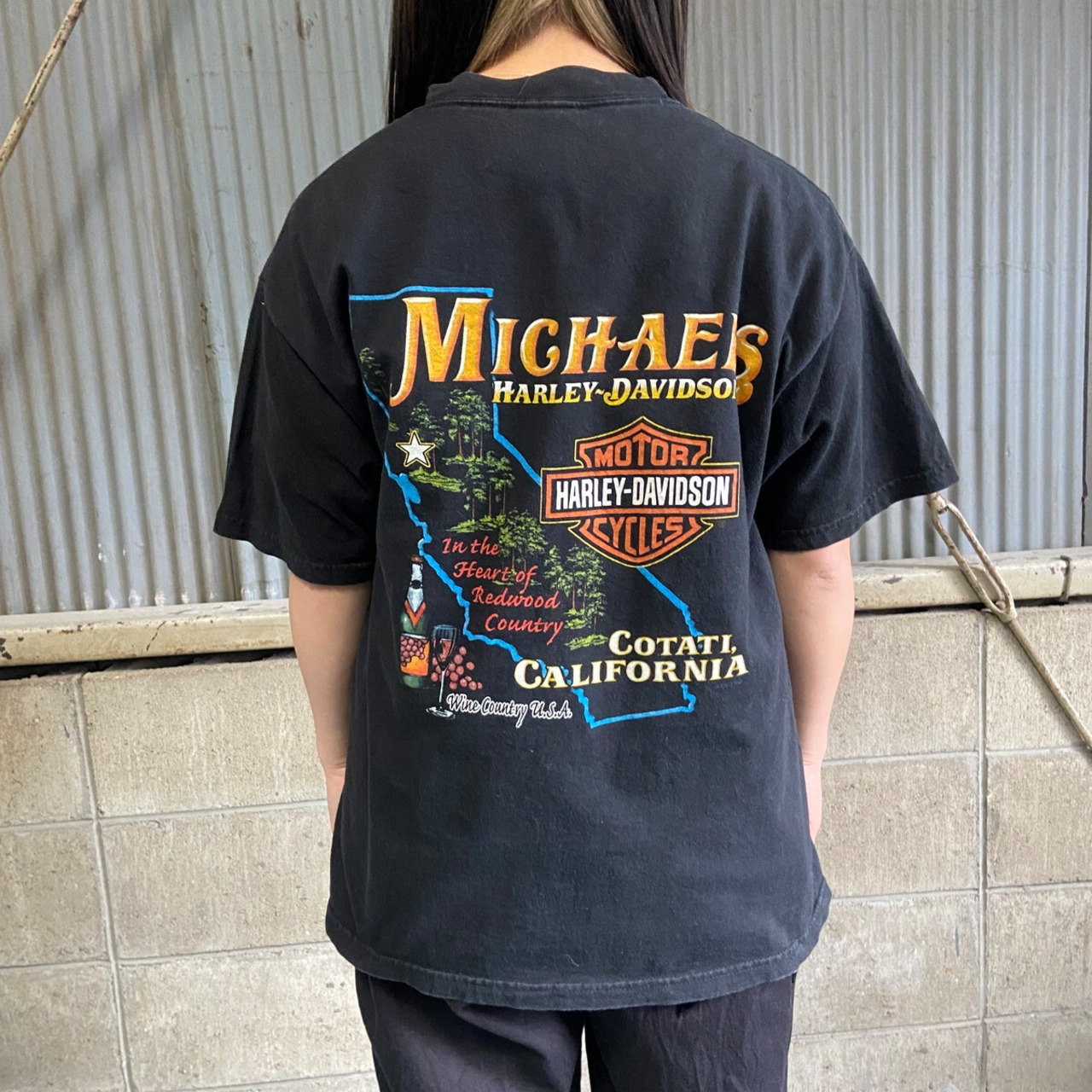 USA製 00年代 Harley-Davidson ハーレーダビッドソン 両面プリント T 