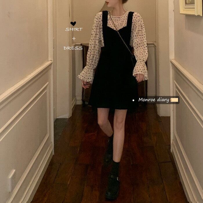 スプリングスタンダード水玉 レトロ 春物 スカート モンロー34547174352