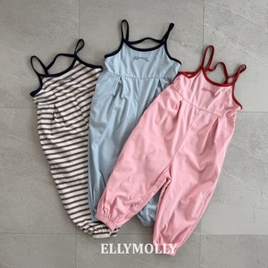 【予約】ellymolly U-rise jumpsuit
