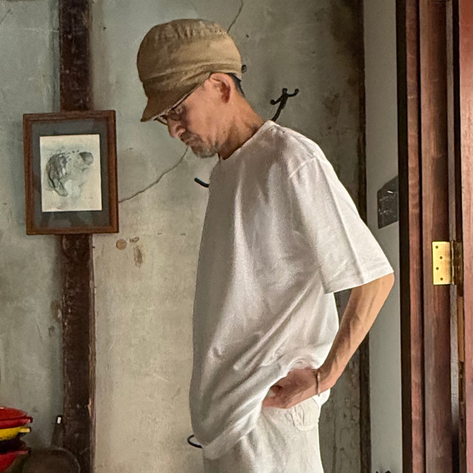 MITTAN T-36 大麻綿天竺半袖 白 | Routes*Roots