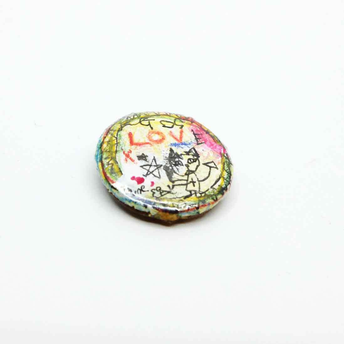 手描きバッチ / 缶バッチ / 玉川宗則