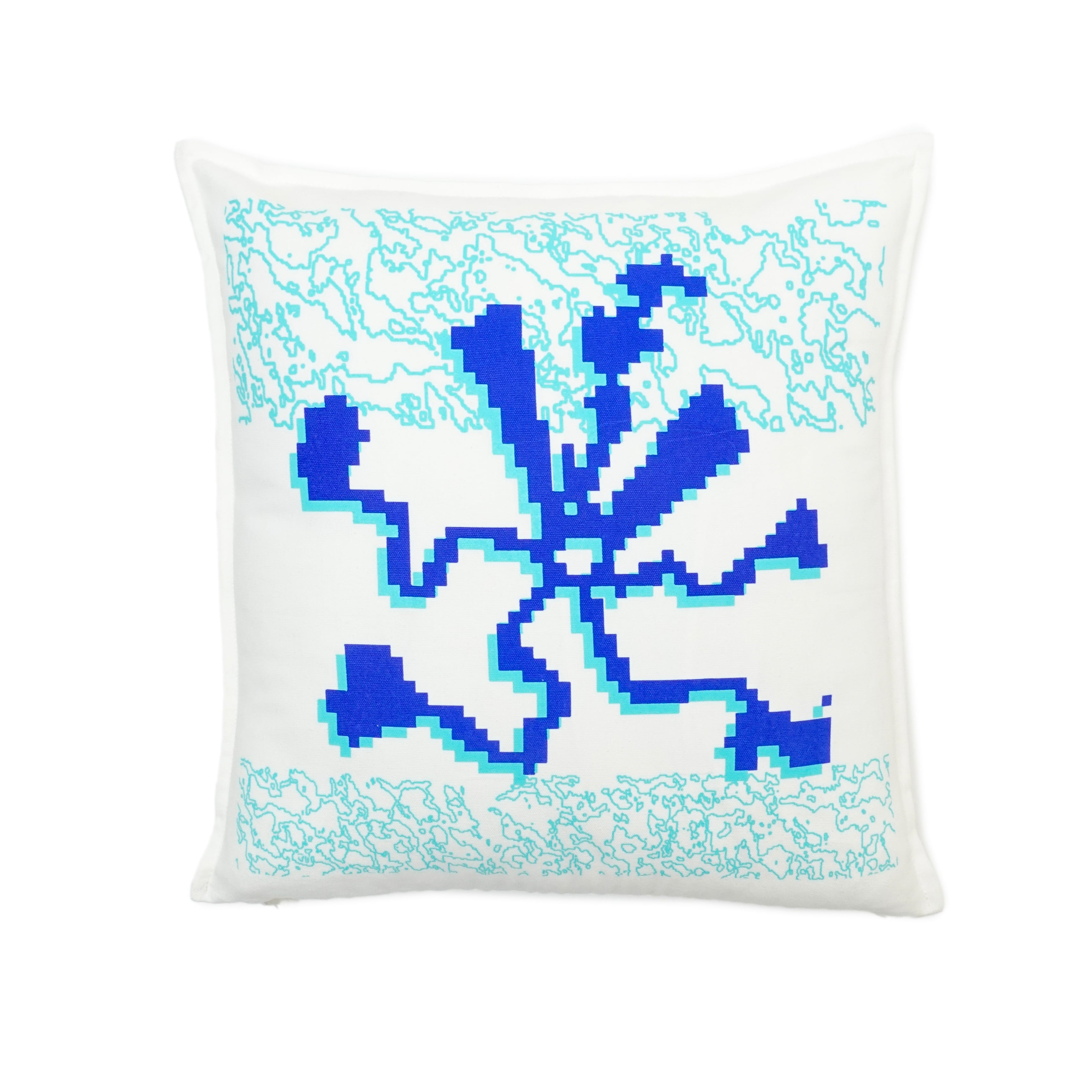 i9 for SO Pixel 0031 Cushion (BLUE) | SO SHOP & HOSTEL NAKAMEGURO