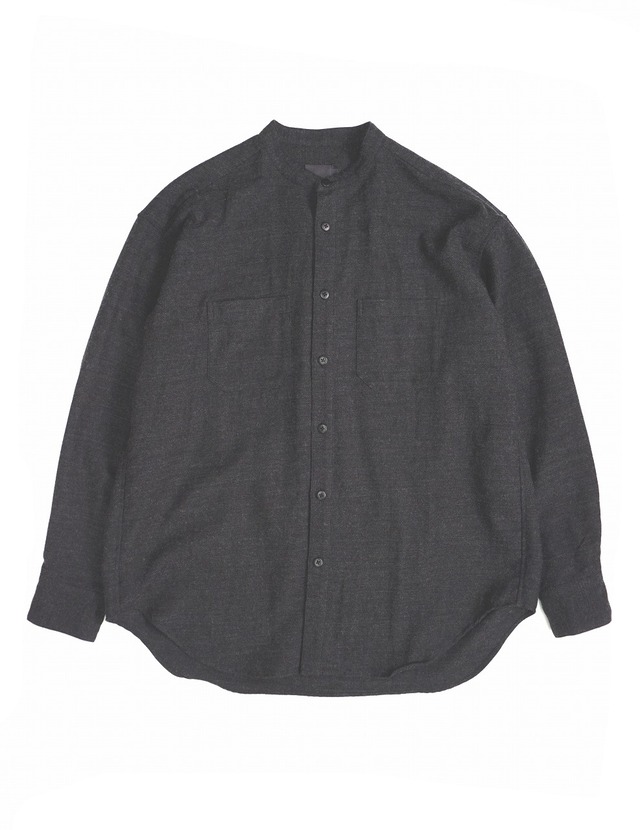 Wool Cotton Chambray Shirt