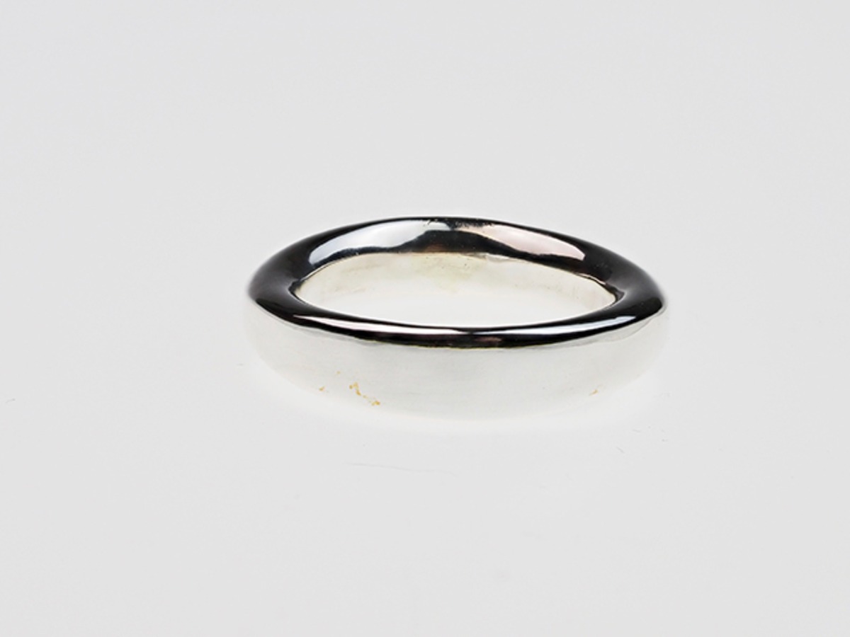 R-025 Round KnockリングL | WAKAN SILVER SMITH online store