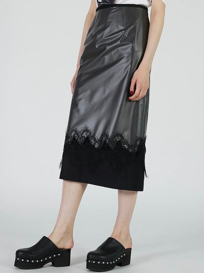 25AW】PRANK PROJECT プランクプロジェクト / PVC Layered Midi Skirt