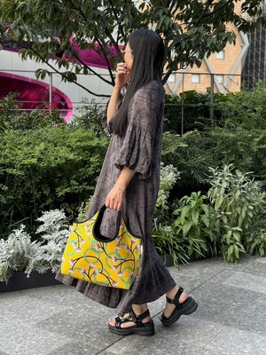 BAG Margarita 【African Botanical × recycled felt】