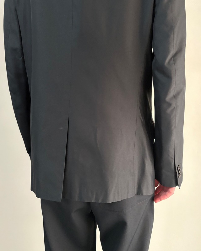 【90s-00s HELMUT LANG】single tailored silk jacket