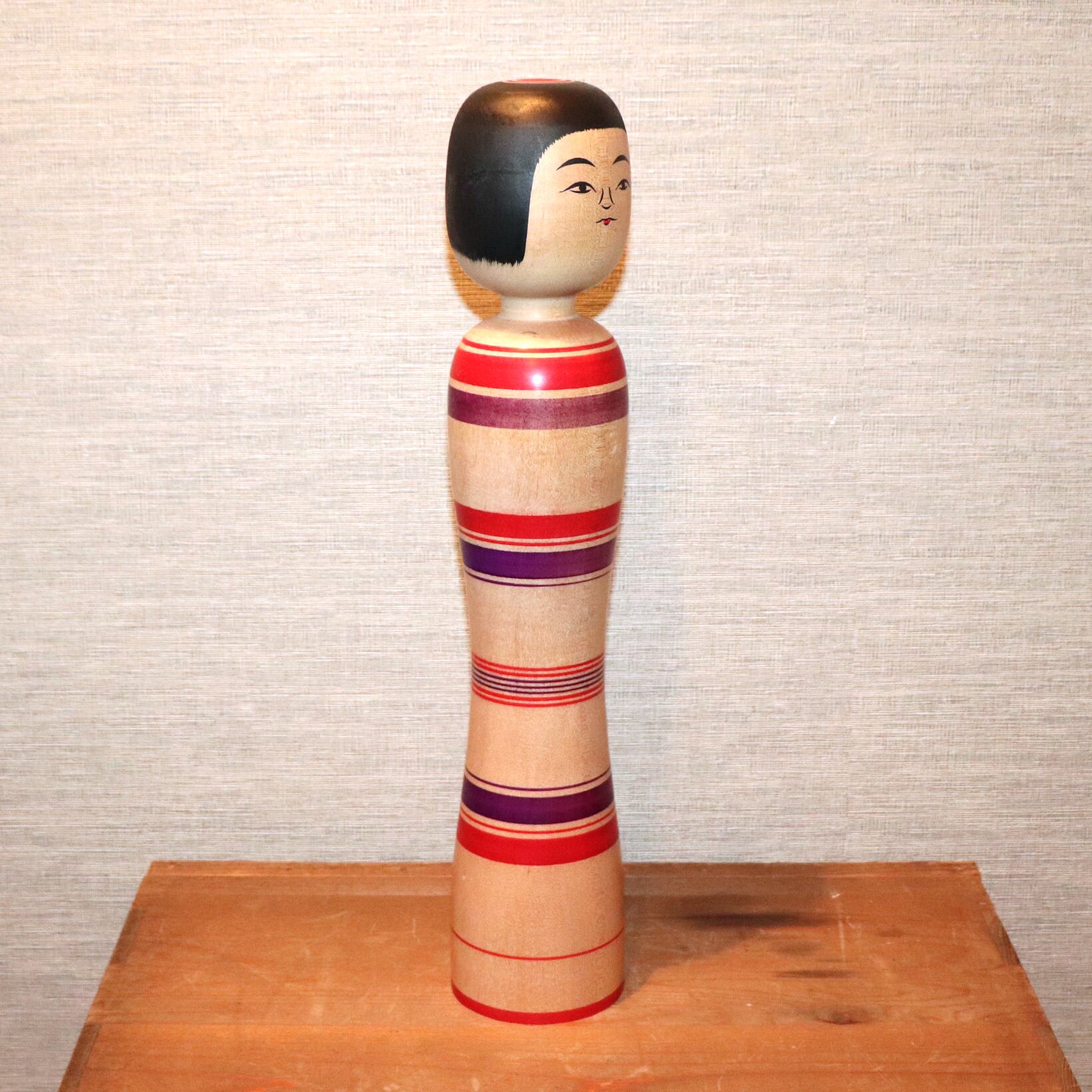 こけし・津軽系・幸兵衛型・温湯・小島俊幸・置物・No.221028-09・梱包