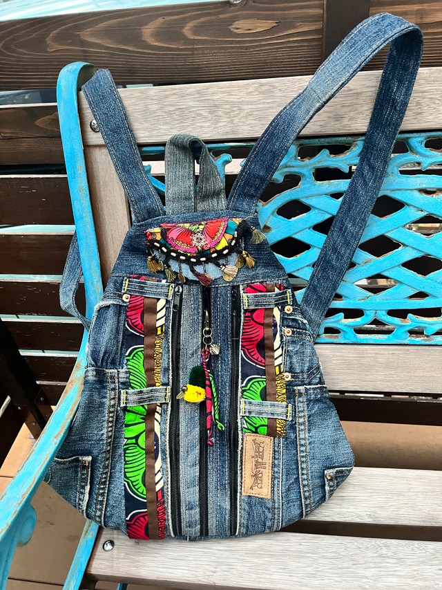 アフリカンたっぷり収納リュック