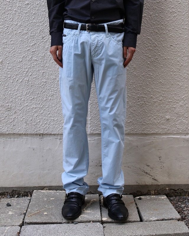 【DOLCE&GABBANA】coloring slim fit trousers
