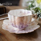 英国Wileman Foley China Basket of Flowers 5035 カップ＆ソーサー 1890年代 thumbnail 1