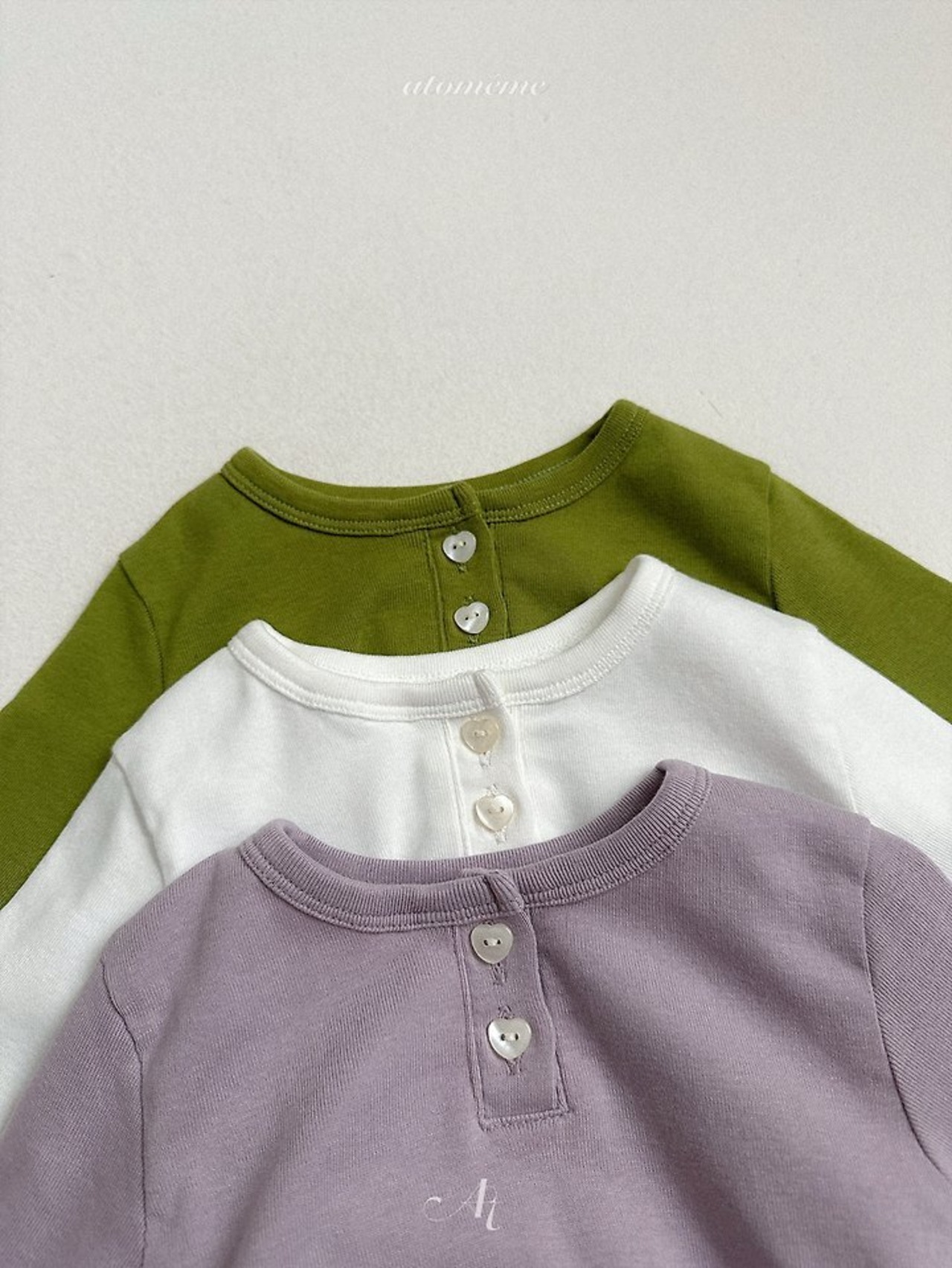 韓国子供服 / Atomeme / 26Autumn / More T-Shirt / 秋服 *S~XL*