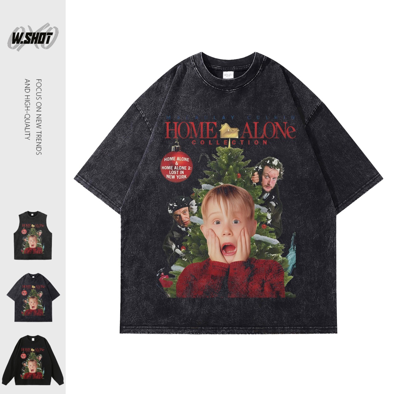 VINTAGE ストリート HomeAloneＸmas Tシャツ T1040