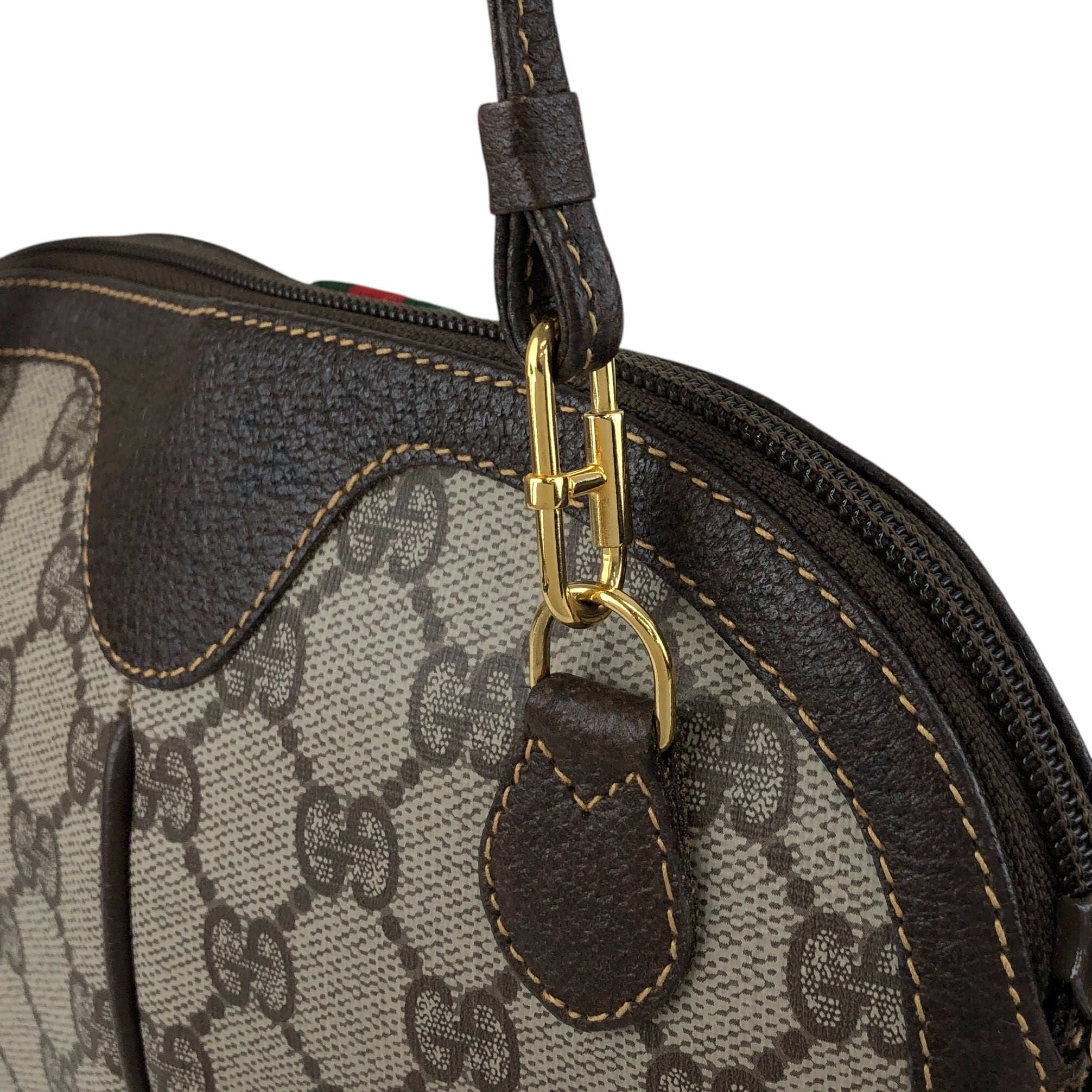 GUCCI グッチ シェリーライン GG ショルダーバッグ ブラウン GGロゴ