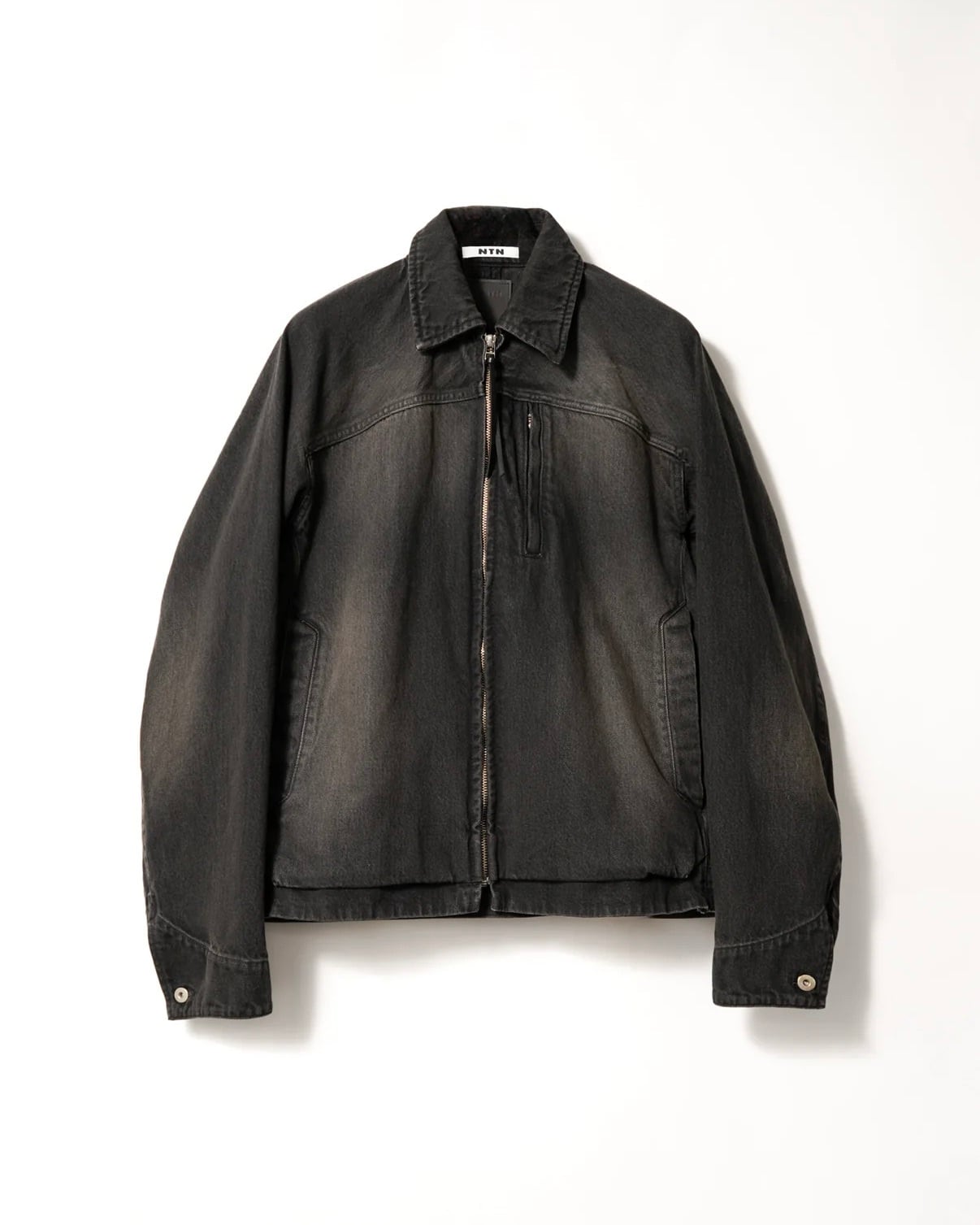 NTN】BETA ZIP UP DENIM BLOUSON BLACK BROWN | idealclasse