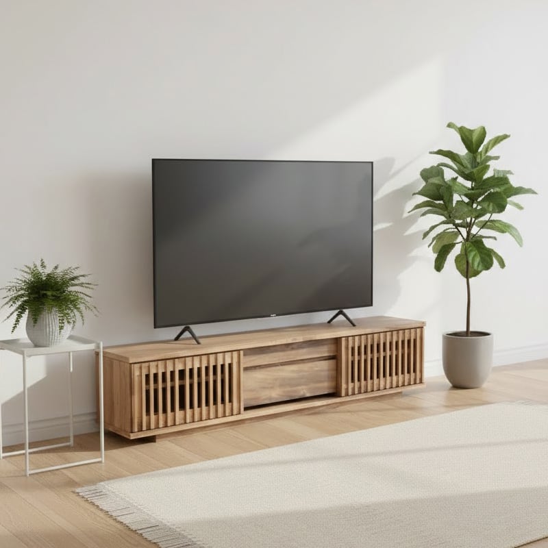 VALOAK テレビボード 幅180cm 日本製 完成品 ウォールナット無垢