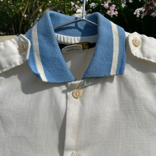 【KIDS】vintage OshKosh epaulet shirt size:3T 3歳前後