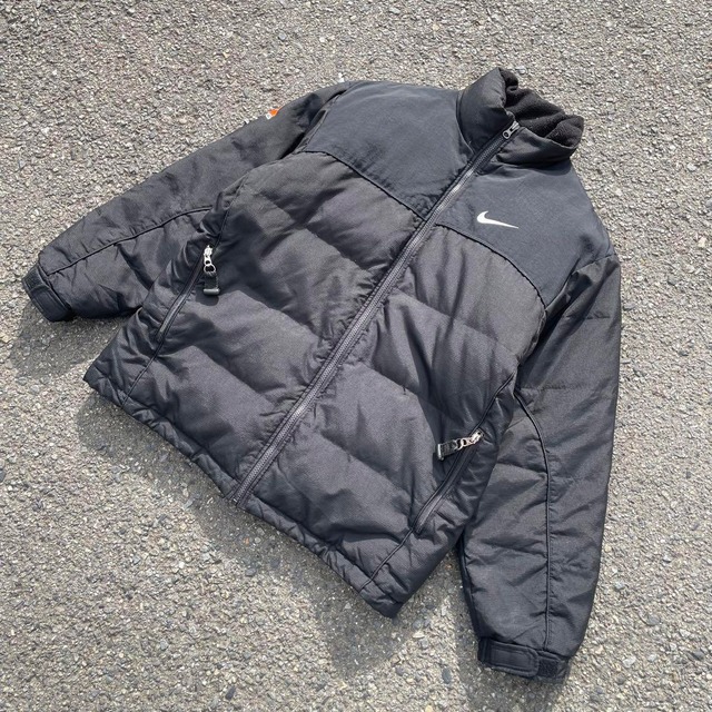NIKE ACG ダウンジャケット ジップアップ 刺繍ロゴ ナイロン | 古着屋  