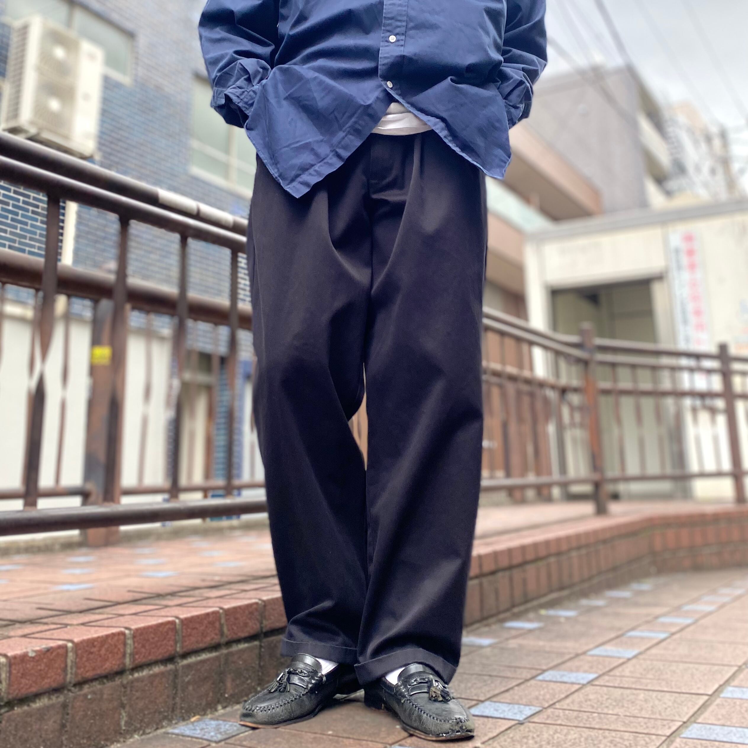 size：W34 L30【 GEORGE 】2タックチノパンツ チノパン 2タック