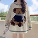 ✞ プルオーバー セーター 大人女子☆ウィンターニットトップス ガーリー 冬物 ✞ゴスロリ SM ミリ 甘ロリ クラロリ 和ロリ エレガント 黒ロリ 姫ロリ 華ロリ BB-BB38164487989