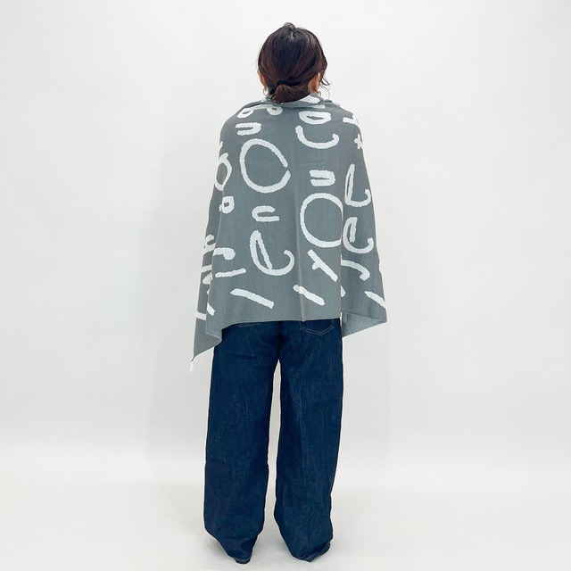 【Kazuki Kamamura】鎌村和貴 KNIT BLANKET  When it is dark enough, you can see the stars ニットブランケット