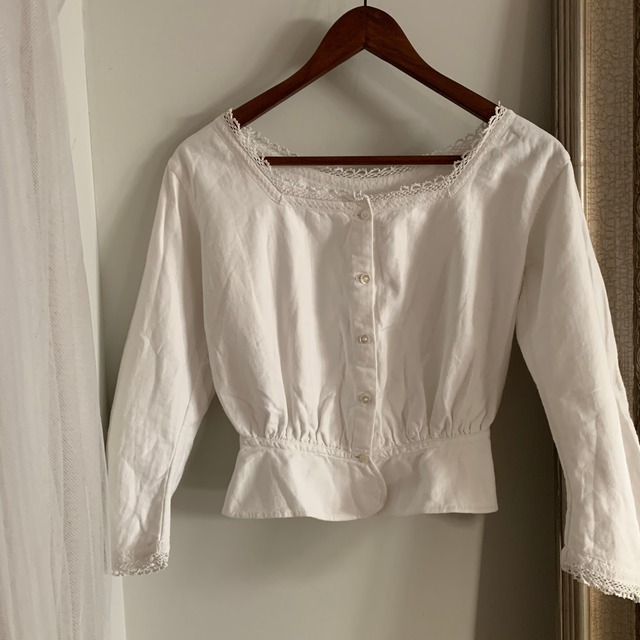 antique cotton chemise blouse（小さいサイズ） | LA MARIÉE DRAMATIQUE