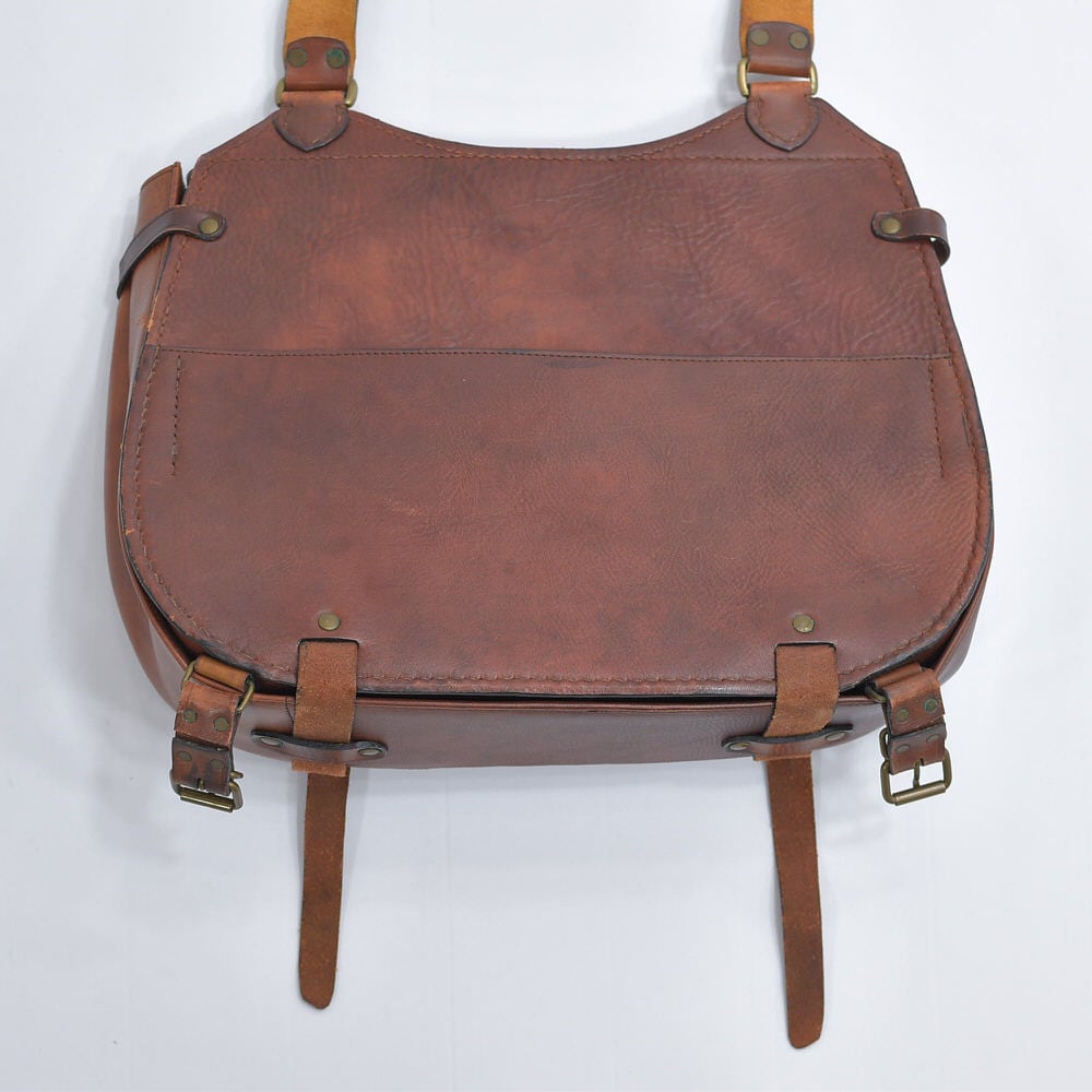 Vintage 2WAY レザーバッグ ショルダーバッグ バックパック 本革