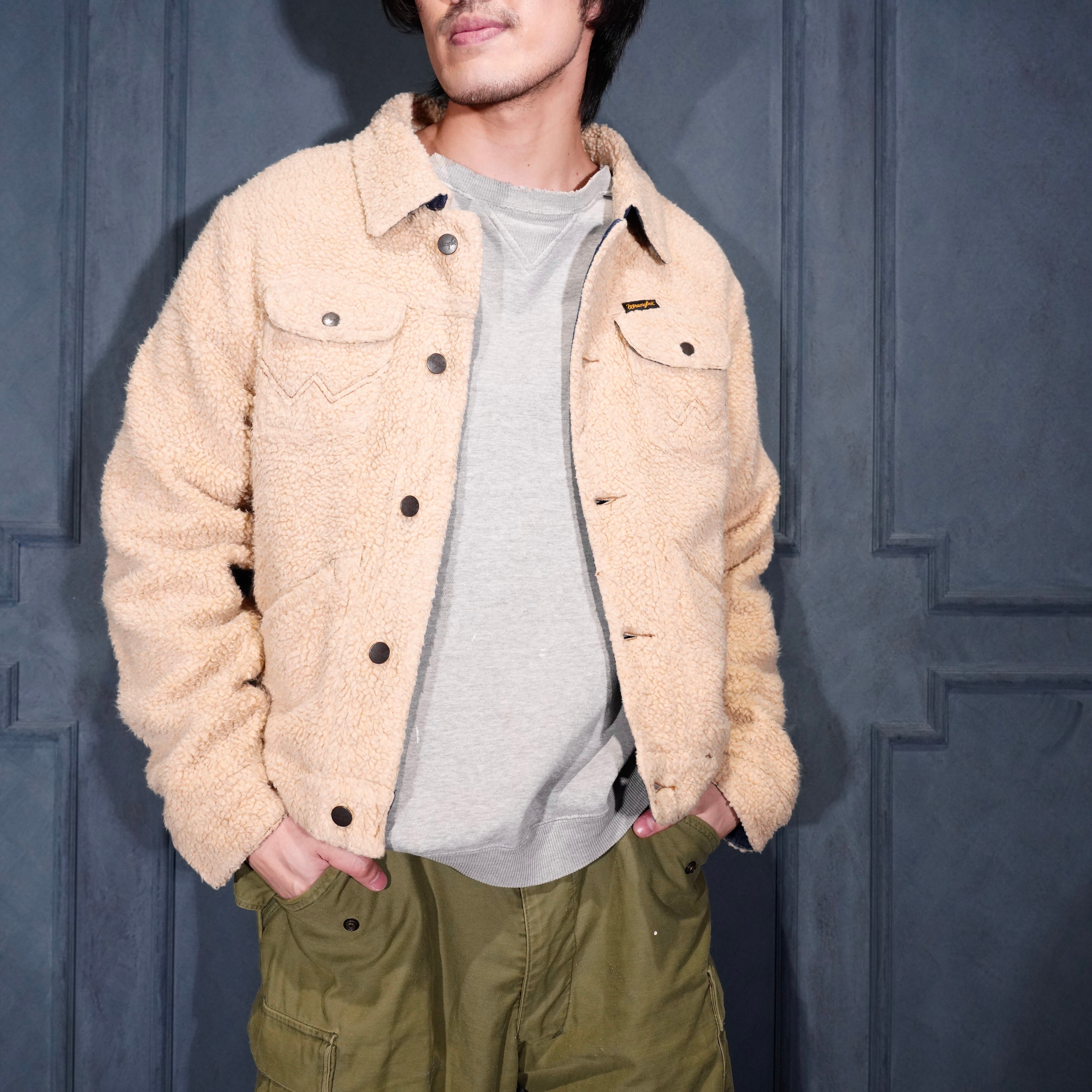 USA VINTAGE Wrangler BOA FLEECE TRACKER JACKET/アメリカ古着