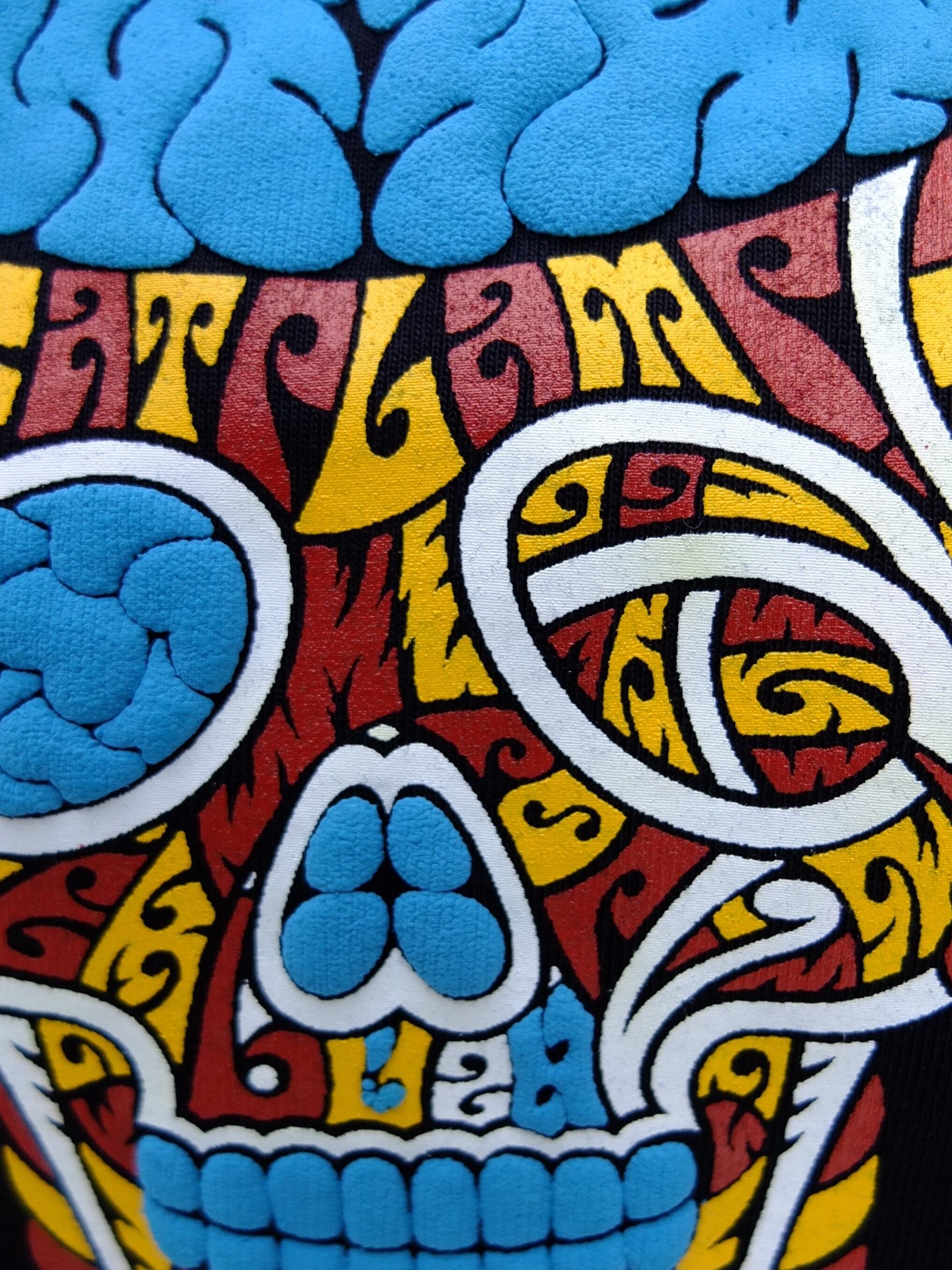 紳士なスカルのハンサムTシャツ C/#ジェントルマンブラック