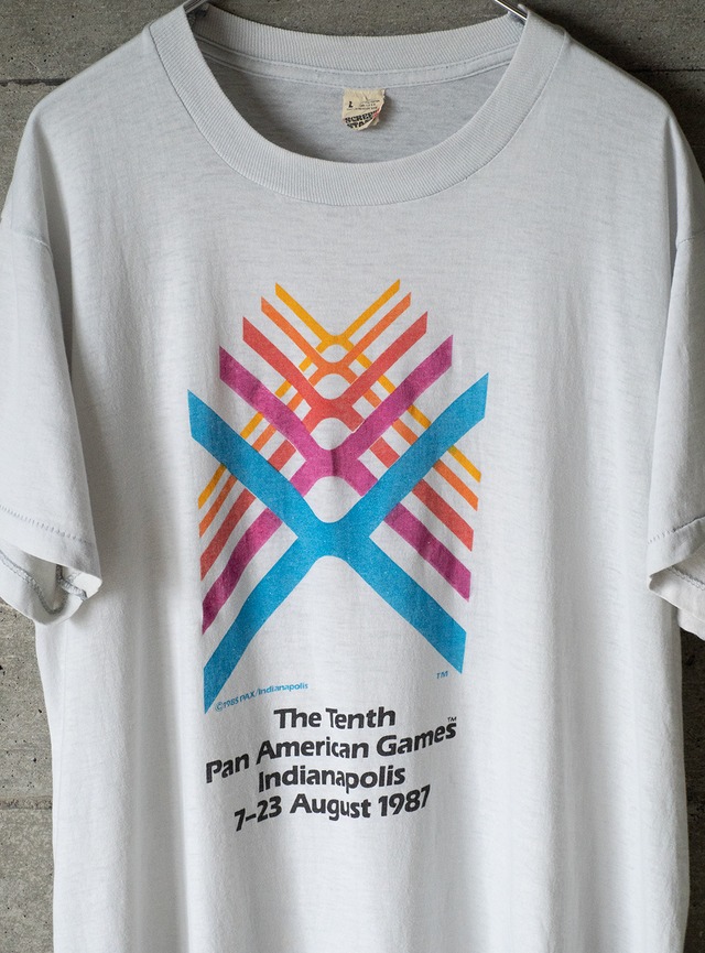 "Pan American Games" 1980s Event t-shirt