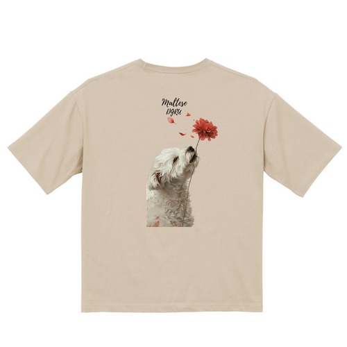 マルチーズ　ビックシルエットTシャツ