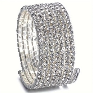 ラインストーンバングル