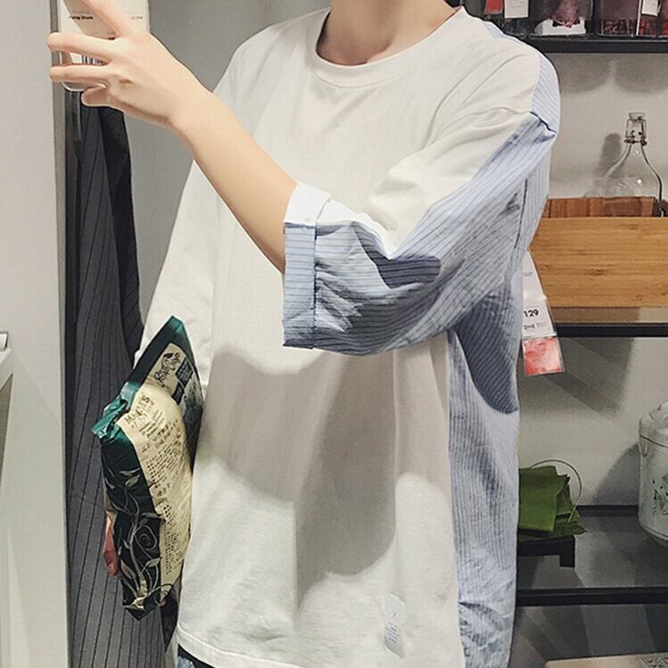 全2色 Tシャツ カットソー シャツ カジュアル おしゃれ 七分袖