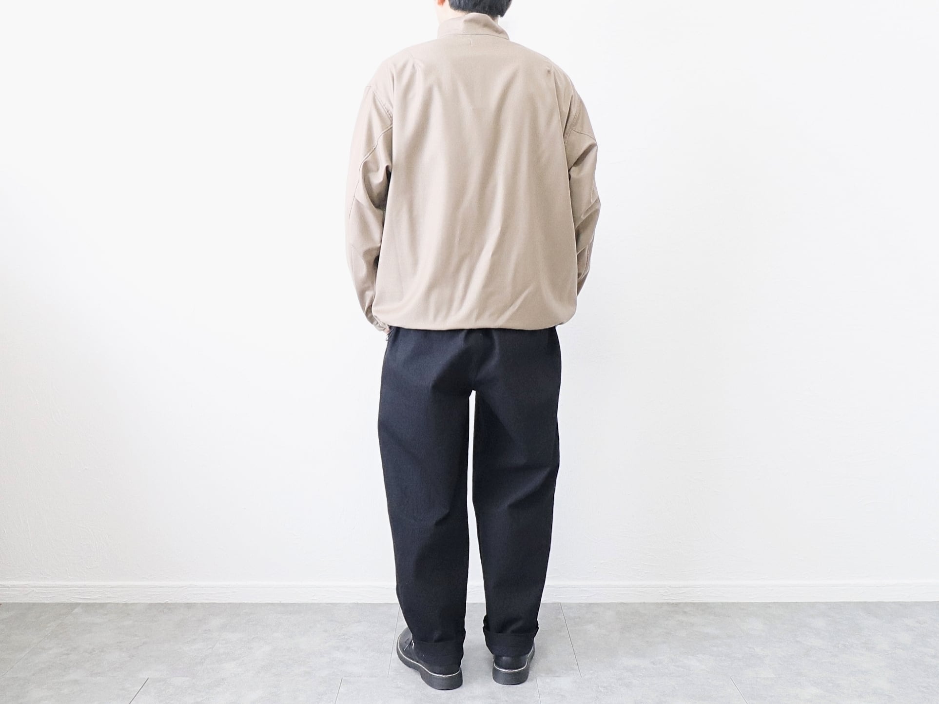 have a good day / DENIM RELAX TROUSER PANTS - BLACK ハブアグッド