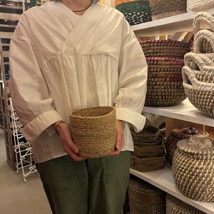 Bangladesh  Jute basket Storage 　バングラディッシュ　シーグラスバスケット　ストレージ　S　収納　カゴ　小物入れ