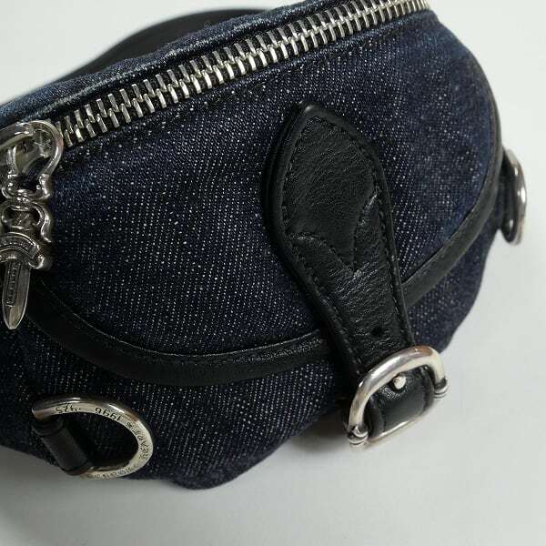 CHROME HEARTS クロムハーツ MINI SNAT PACK DENIM ミニボディバッグ