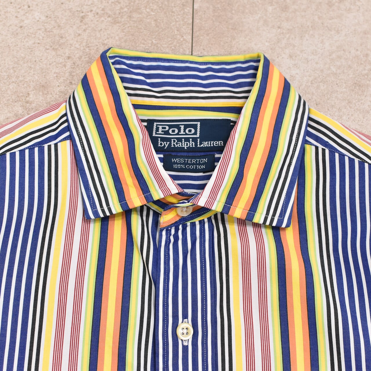 90s POLO by Ralph Lauren stripe shirt | 古着屋 grin days memory