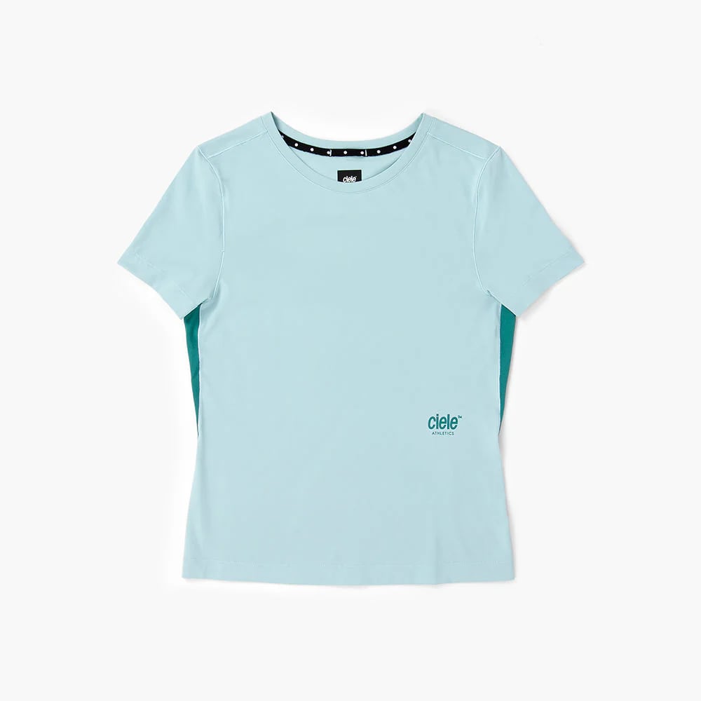 Ciele Athletics(シエル アスレチックス)W DLYTShirt - Sterling Blue ウィメンズランニングTシャツ
