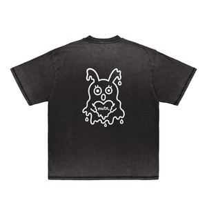 Vintage Melty Heart Tee black M0018