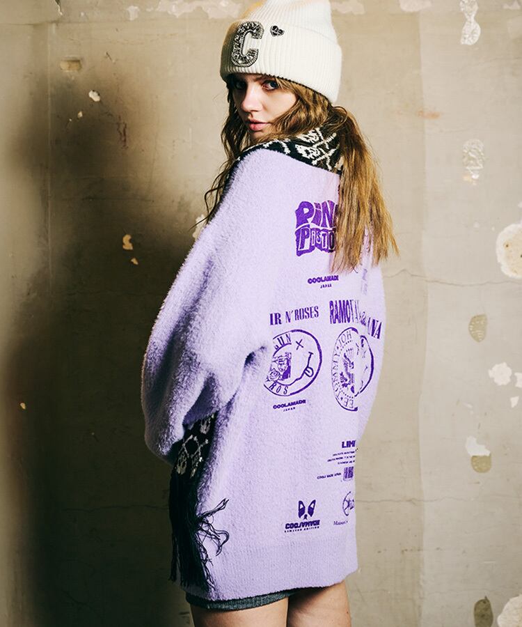 あんにゃ♡様COOLAバックペイントオーバーシャツ　ホワイト あんにゃ♡様COOLAバックペイントオーバーシャツ ホワイト あんにゃ