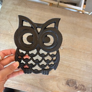 コベントアイアン トリベット オウル　鍋敷き　鳥　フクロウ　trivet 　owl