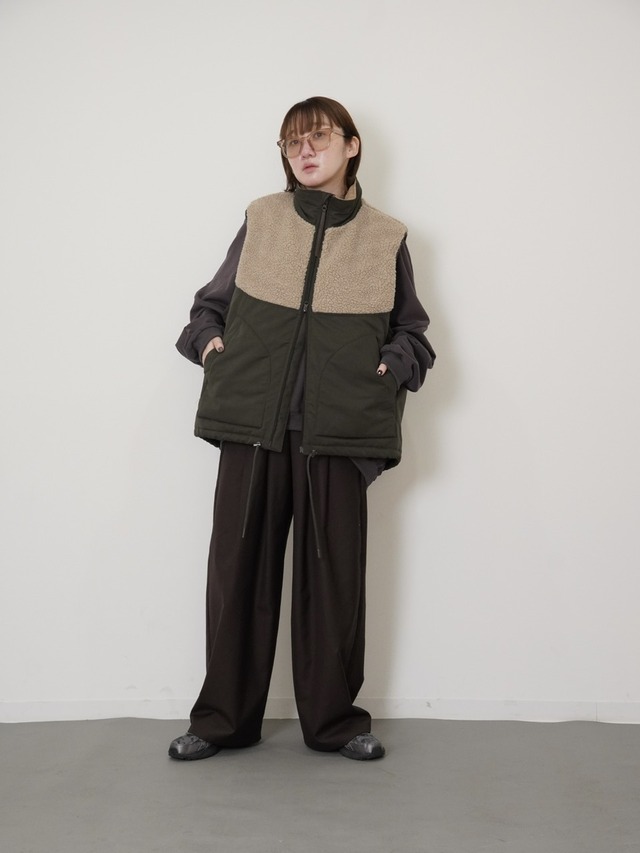 unisex【867design】Boa Switching Vest