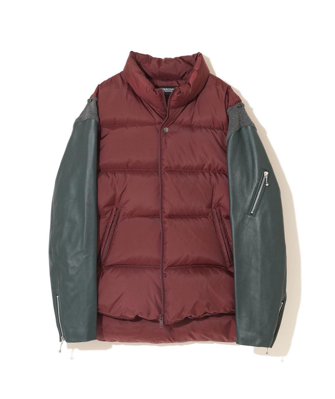 UNDERCOVER UC2B9208 MENS 袖レザーダウンブルゾン 2 UNDERCOVER UC2B9208 MENS 袖レザーダウンブルゾン 2