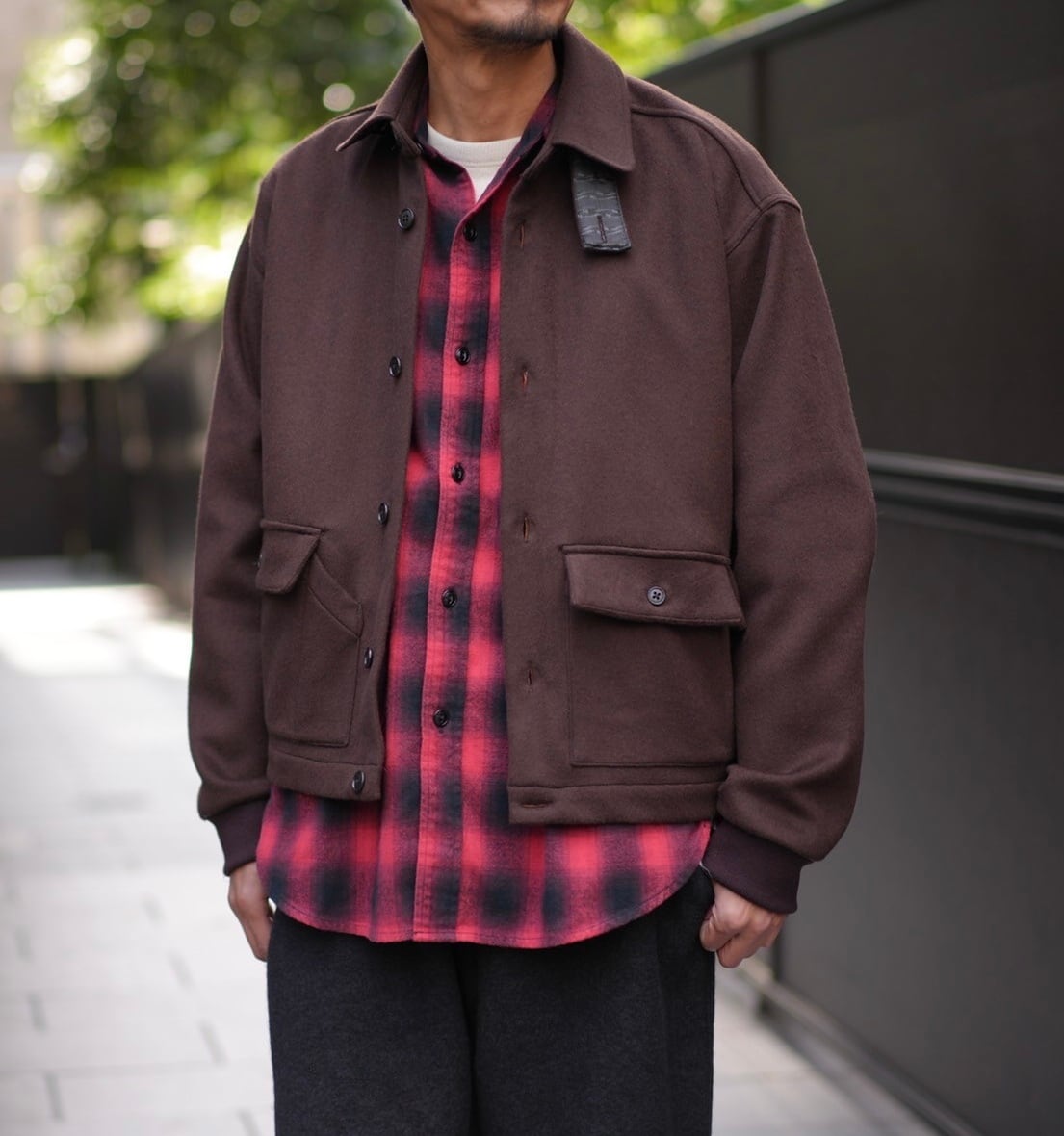KENNETH FIELD(ケネスフィールド) /DRIVING JACKET -D.BROWN-(71 KENNETH FIELD(ケネスフィールド) /DRIVING JACKET -D.BROWN-(71
