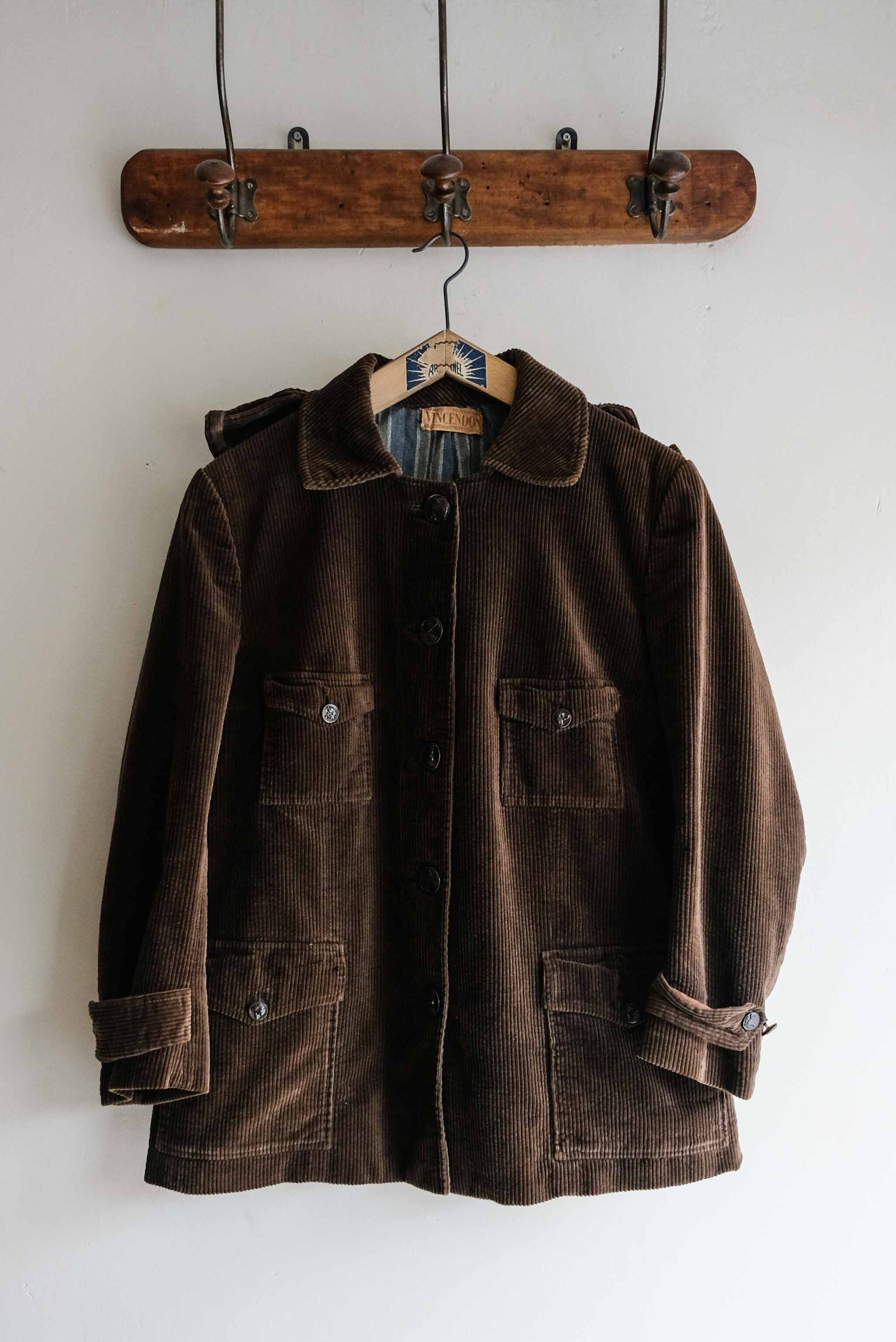 1960-70s フランス レフティーモデルのコーデュロイハンティング
