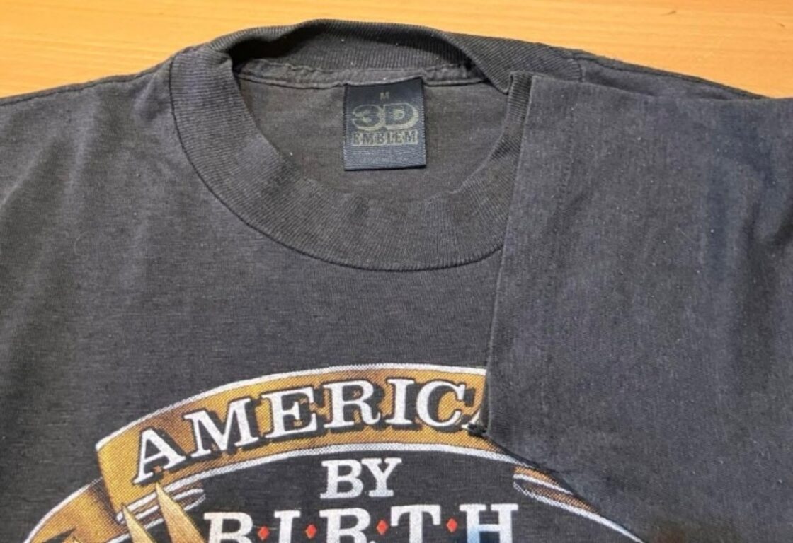 ビンテージHarleyDavidsonハーレーダビッドソン87年3D EMBLEM Tシャツ 