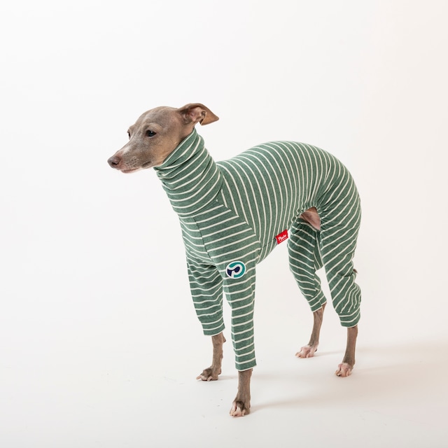 オーガニックロンパース green / イタグレ服